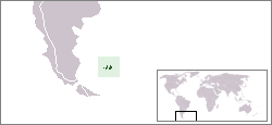 Location of Falkland Islands