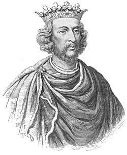 Henry III of England - Illustration from Cassell's History of England - Century Edition - published circa 1902