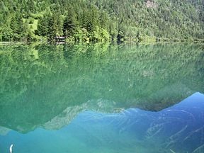 Mirror Lake in Jiuzhaigou Valley