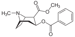 Cocaine chemical structure