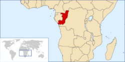 Location of the Republic of the Congo